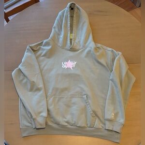 Lonely Ghost Hoodie in Soft Gray
